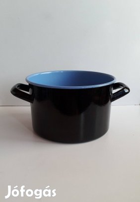 Zománcozott lábas fedő nélkül 23*14 cm 5 literes