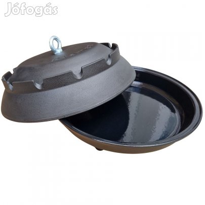 Zománcozott öntöttvas PEKA , harang alakú fedős sütőtál 40cm