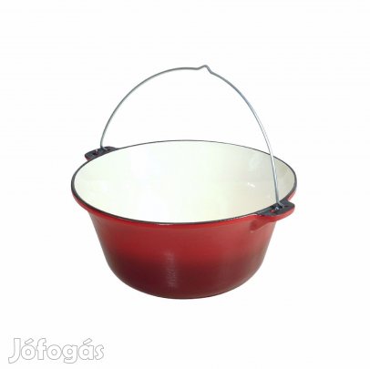 Zománcozott öntöttvas bogrács 10,8 literes