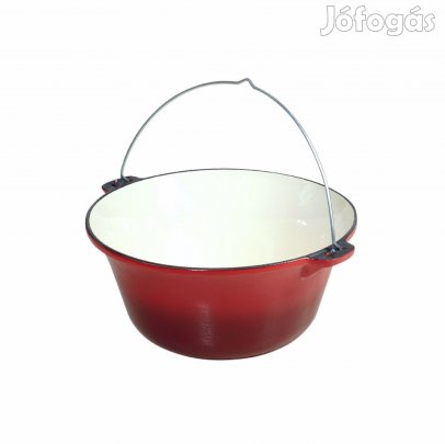 Zománcozott öntöttvas bogrács 10,8 literes