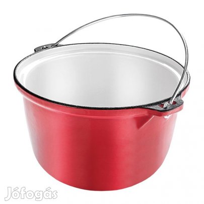 Zománcozott öntöttvas bogrács 5 literes