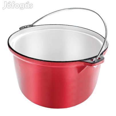 Zománcozott öntöttvas bogrács 5 literes