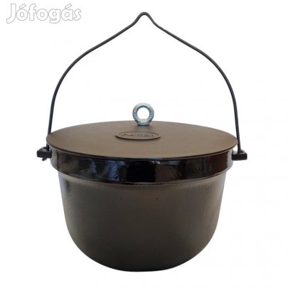 Zománcozott öntöttvas bogrács fedővel 20 literes