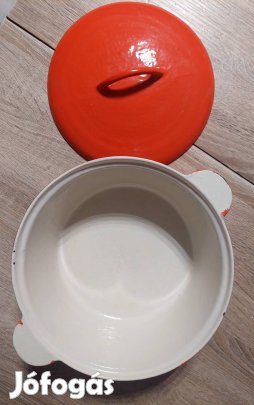 Zománcozott öntöttvas edény 