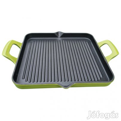 Zománcozott öntöttvas grill serpenyő 29 cm