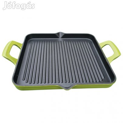Zománcozott öntöttvas grill serpenyő 29 cm