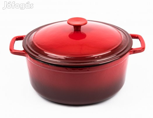 Zománcozott öntöttvas lábas 26 cm