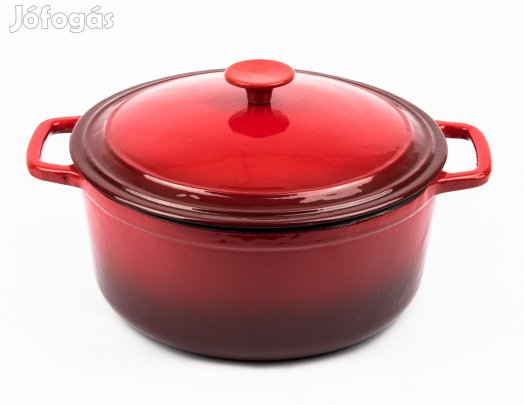 Zománcozott öntöttvas lábas 28 cm