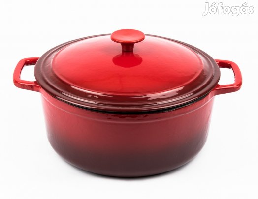 Zománcozott öntöttvas lábas 28 cm