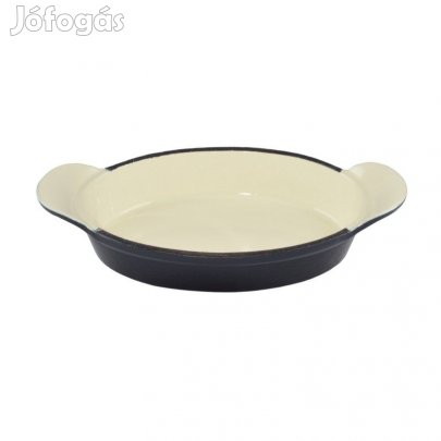 Zománcozott öntöttvas ovális mini szeletsütő