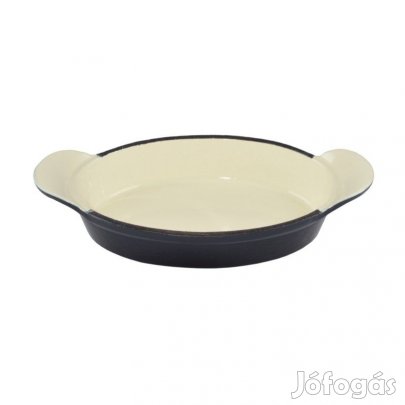 Zománcozott öntöttvas ovális mini szeletsütő