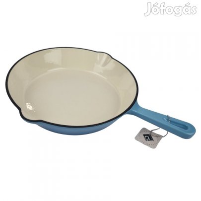 Zománcozott öntöttvas serpenyő 26cm világoskék