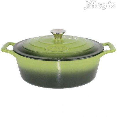 Zománcozott ovális öntöttvas kacsasütő 29 cm