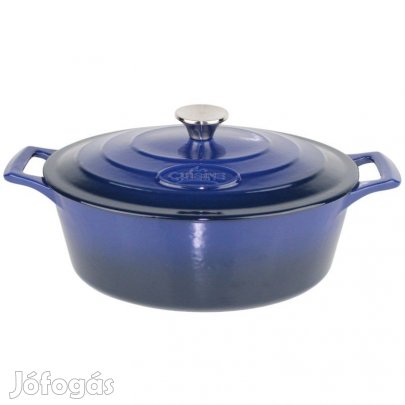 Zománcozott ovális öntöttvas kacsasütő 29 cm