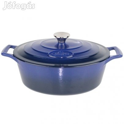 Zománcozott ovális öntöttvas kacsasütő 29 cm