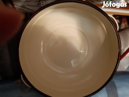 Zománcozott paraszt-tál 