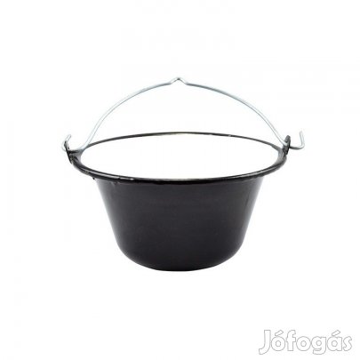 Zománcozott tálalóbogrács fekete