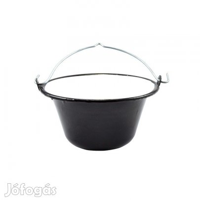 Zománcozott tálalóbogrács fekete