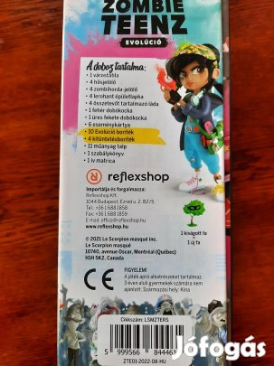 Zombie Teens Evolúció társasjáték 