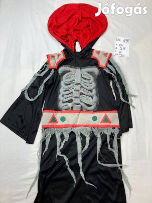 Zombie jelmez, csontváz jelmez, halloween jelmez 8-10 év AH385