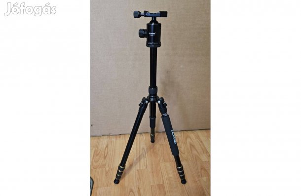 Zomei Z688 profi fotós állvány, Újszerű, monopoddá alakítható, tokkal!