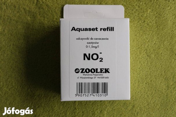 Zoolek Nitrit NO2 teszt csere töltet, új!