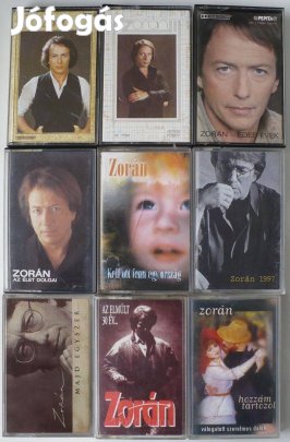 Zorán kazetta-kollekció (9 db)