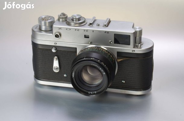 Zorki 4 + Jupiter 8 objektív