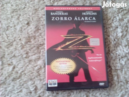 Zorro álarca - eredeti DVD (első kiadás)