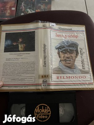 Zsaru vagy csirkefogó mokép akció vhs nagytok Belmondo 