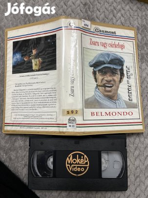 Zsaru vagy csirkefogó vhs nagytok krimi Belmondó mokép