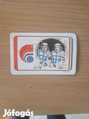 Zsebnaptár közös magyar-szovjet űrrepülés emlékére 1980