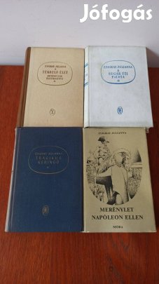 Zsigray Julianna könyvcsomag / életrajzok / 4 db könyv