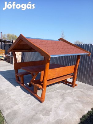 Zsindelytetős kerti kiülő