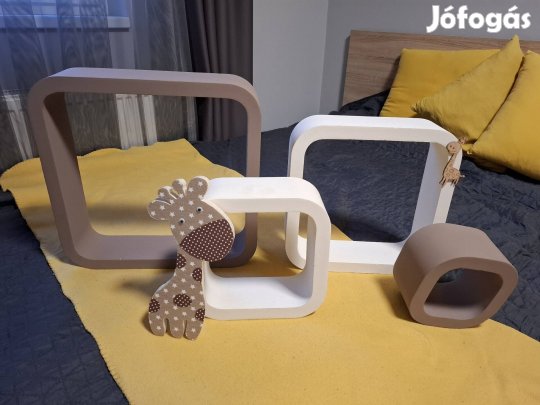 Zsiráfos fali dekorációs polcok!