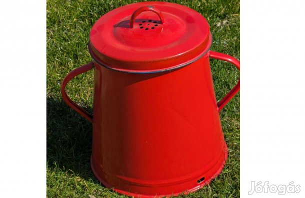 Zsíros bödön,, 5 l-es, piros, alig használt,, eladó!