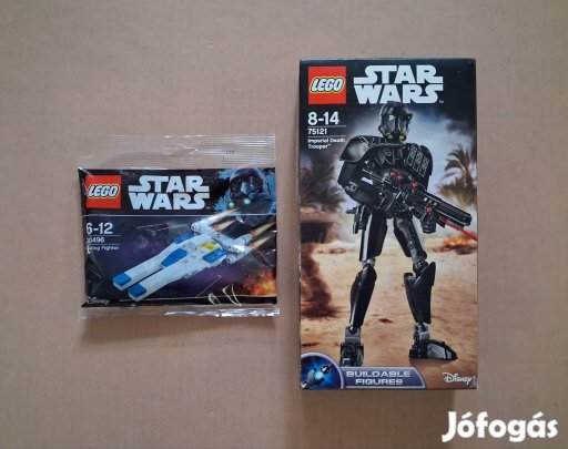 Zsivány Egyes bontatlan Star Wars LEGO 30496 + 75121 utánv
