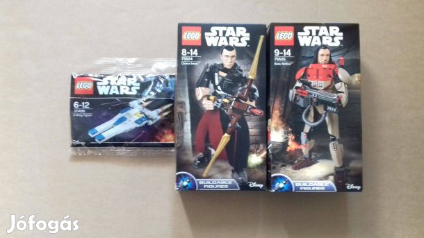 Zsivány Egyes bontatlan Star Wars LEGO 30496 + 75524 + 75525 utánvét F