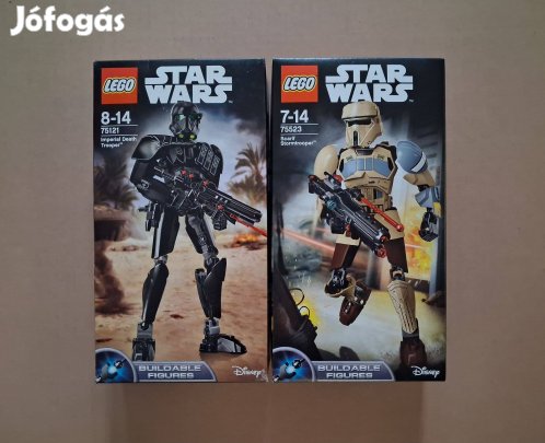 Zsivány Egyes bontatlan Star Wars LEGO 75121 + 75523 építhető figura u