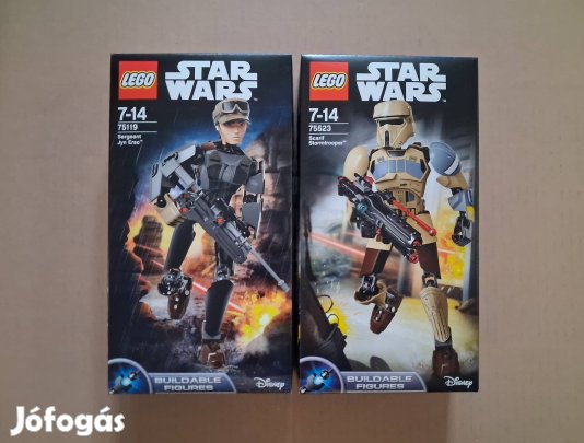Zsivány Egyes bontatlan Star Wars LEGO 75523 + 75119 építhető figura u