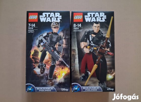 Zsivány Egyes bontatlan Star Wars LEGO 75524 + 75119 építhető figura u