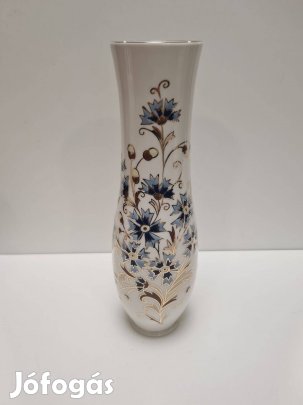 Zsolnay Búzavirág mintás váza #2972
