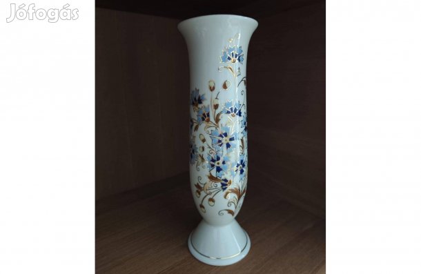 Zsolnay Búzavirág mintás váza eladó újszerű állapotban