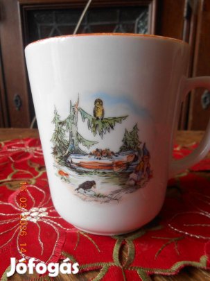 Zsolnay Hófehérkés bögre