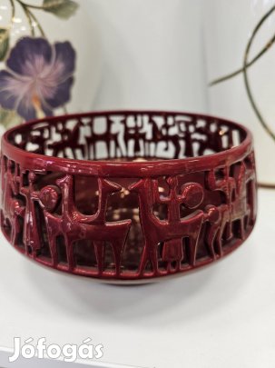 Zsolnay Kovacs István okorvér mazas tál