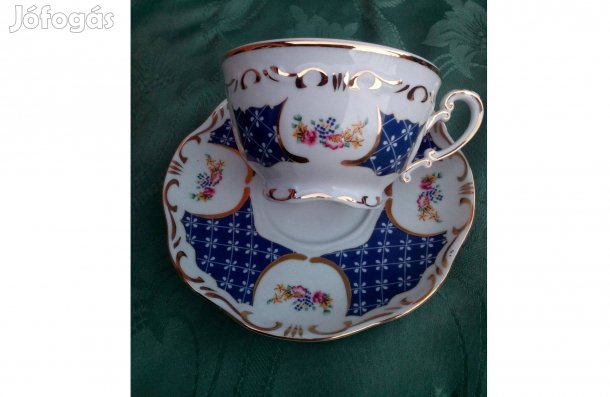 Zsolnay Marie Antoinette Teáscsésze+Alj