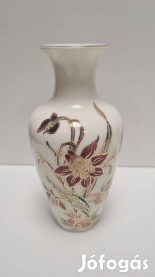 Zsolnay Orchidea / Liliom mintás Váza #2751