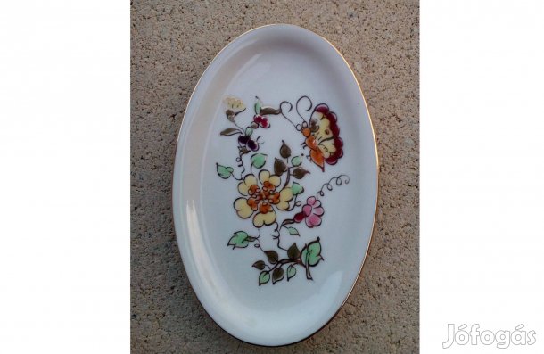 Zsolnay Pillangó Mintás Gyűrűtartó,Hamútál