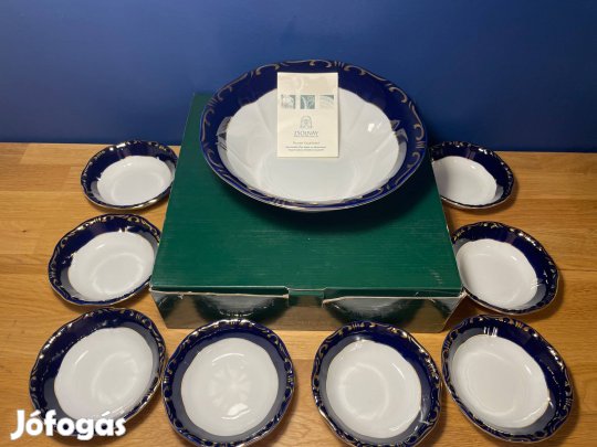 Zsolnay Pompadour III 8 személyes kompótos készlet
