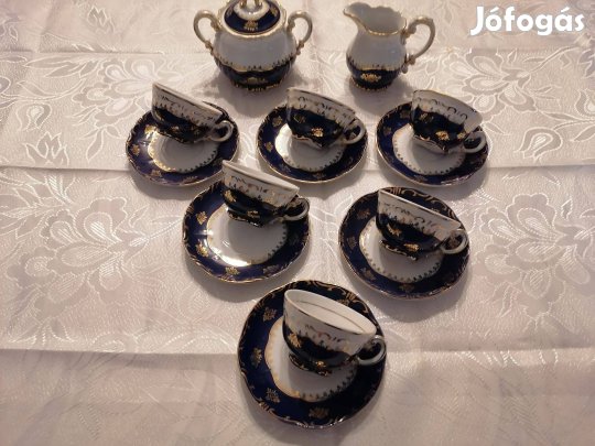 Zsolnay Pompadour I kávéskészlet